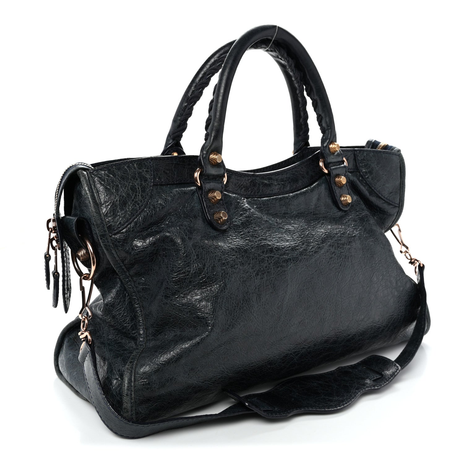 Balenciaga Agneau Giant 12 Rose Gold Hardware City Dark Night 4 of 11