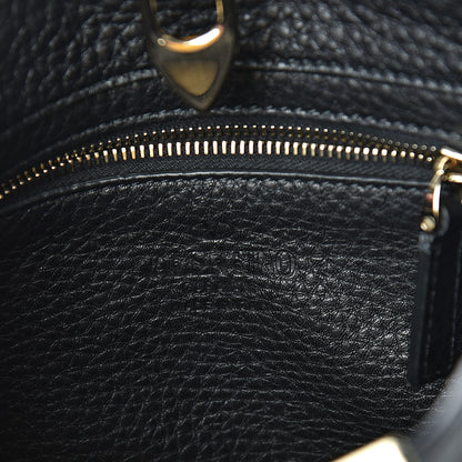 Valentino Garavani Pebbled Calfskin Mini Rockstud Flip-Lock Messenger Bag Black 6 of 9