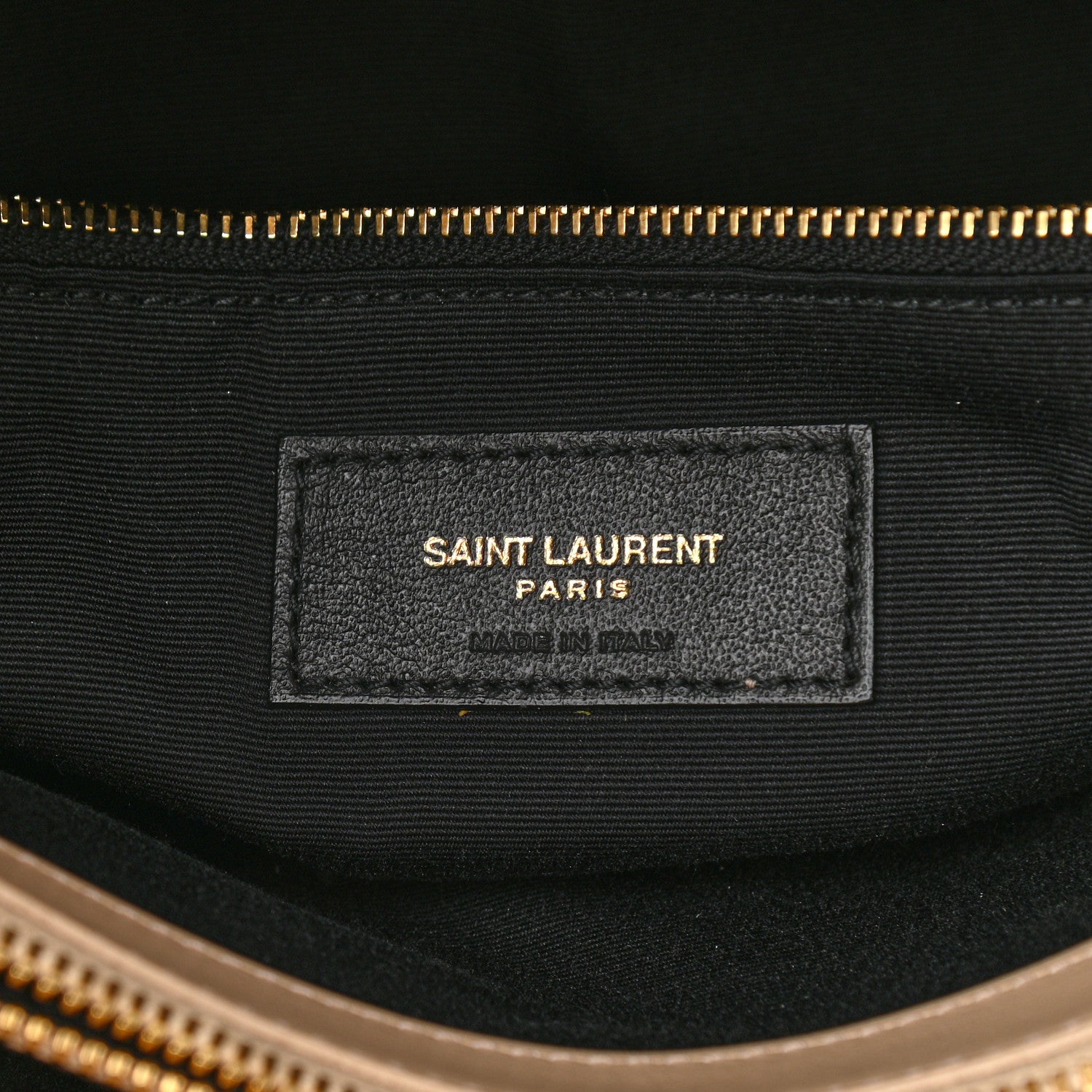 Saint Laurent Calfskin Y Quilted Monogram Medium Loulou Chain Satchel Dark Beige 8 of 12
