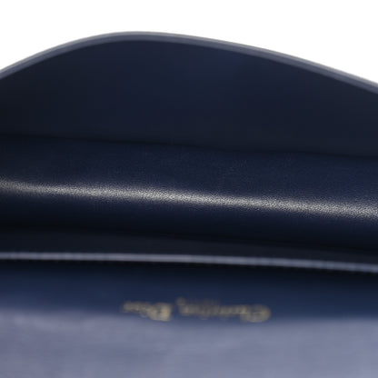 Christian Dior Patent Cannage Lady Dior Clutch Blue 5 of 10