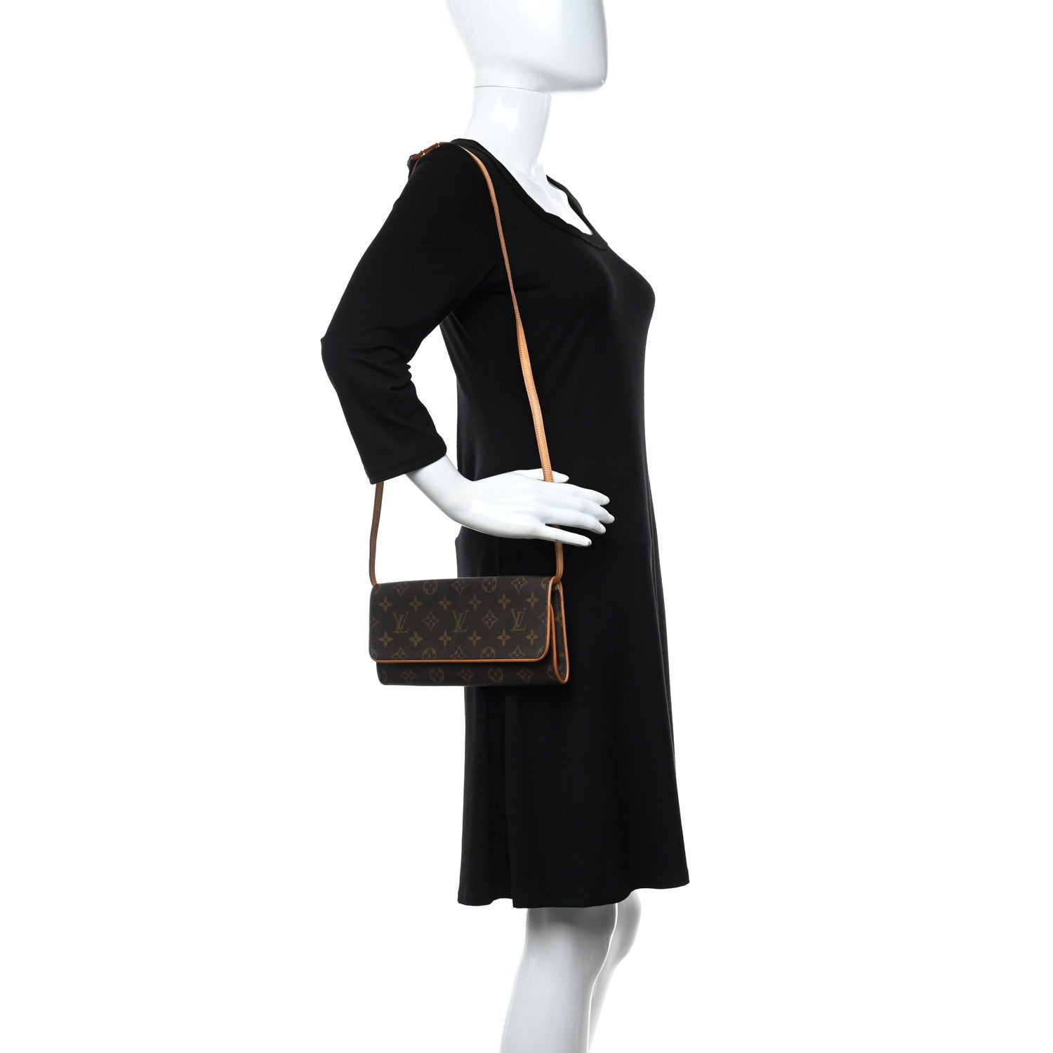 Louis Vuitton Monogram Pochette Twin GM 2 of 9