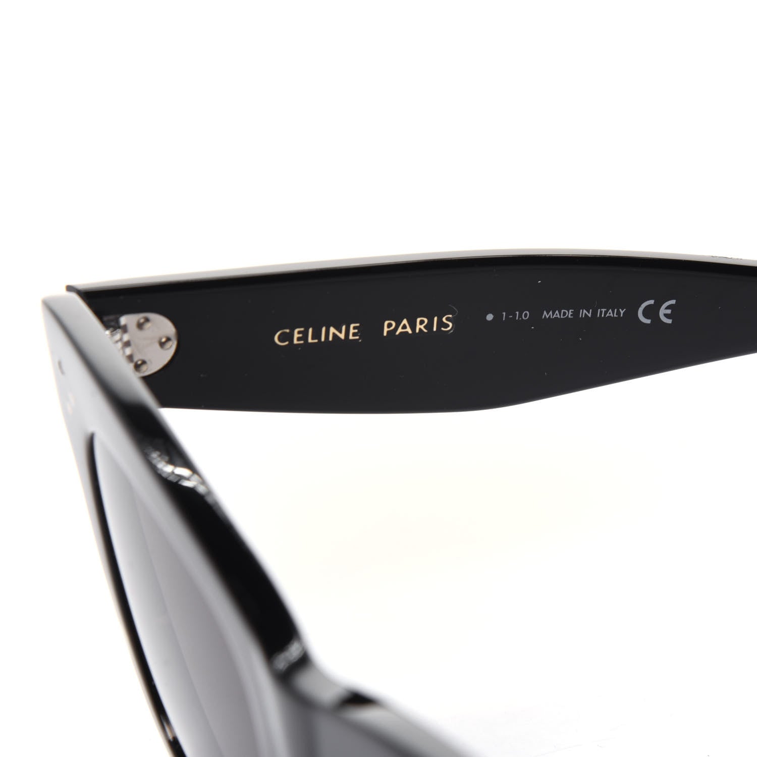 Celine Acetate Polarized Sunglasses CL4004IN Havana Grey 6 of 7