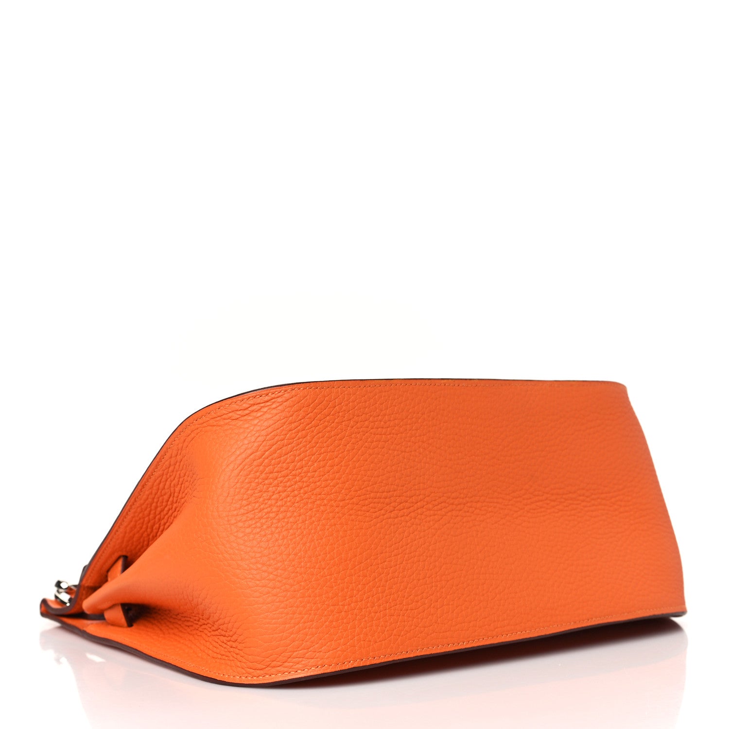 Hermes Taurillon Clemence Jypsiere 28 Orange 4 of 9