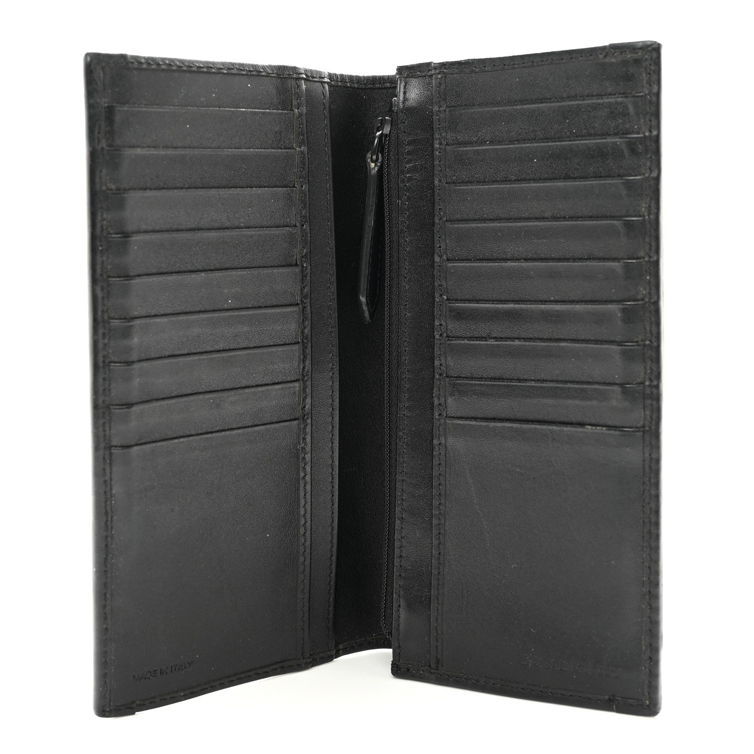 Burberry Haymarket Check Continental Wallet Black 5 of 12