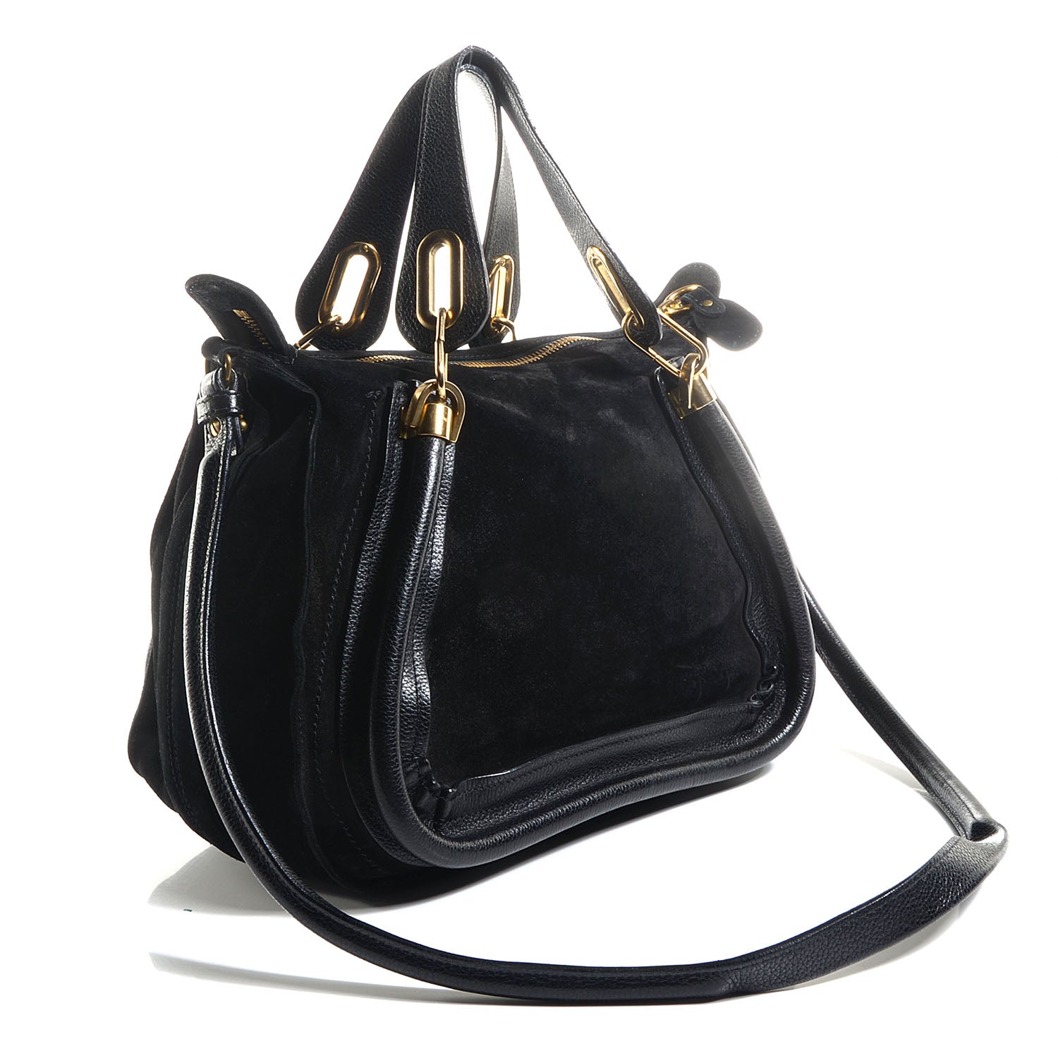 Chloe Suede Medium Paraty Black 3 of 9