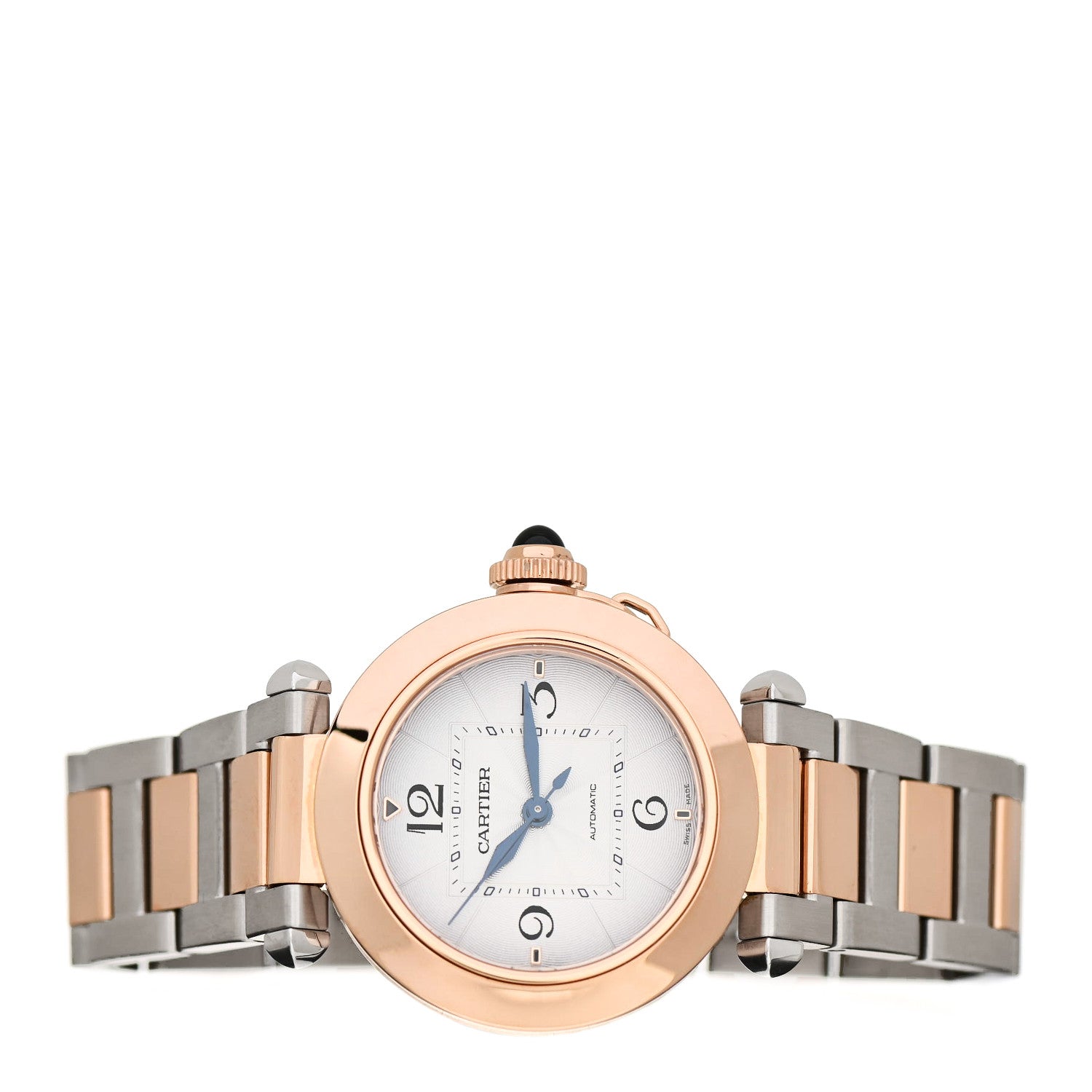 Cartier Stainless Steel 18K PInk Gold 35mm Pasha C Automatic Watch 3 of 6