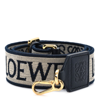 Loewe Calfskin Jacquard Anagram Strap Navy 1 of 4
