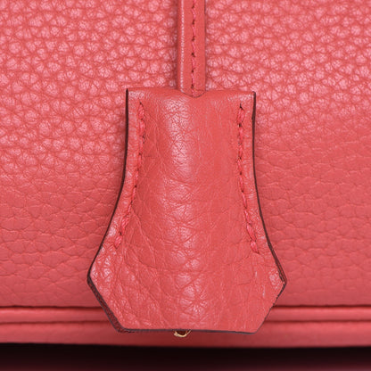 Hermes Taurillon Clemence Birkin 35 Bougainvillea 23 of 33