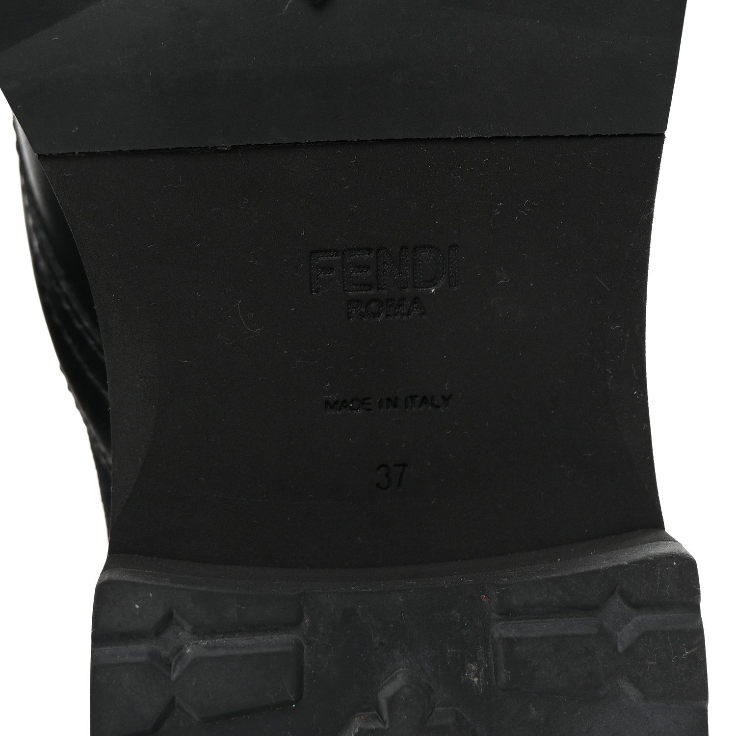 Fendi Calfskin Stretch Fabric Rockoko Biker Boots 37 Tobacco Black Marino 7 of 9