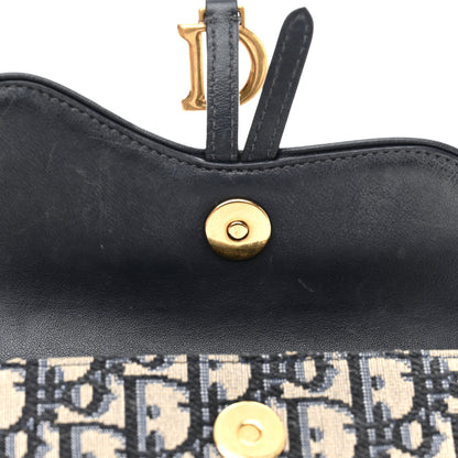 Christian Dior Oblique Saddle Belt Bag Blue 13 of 17