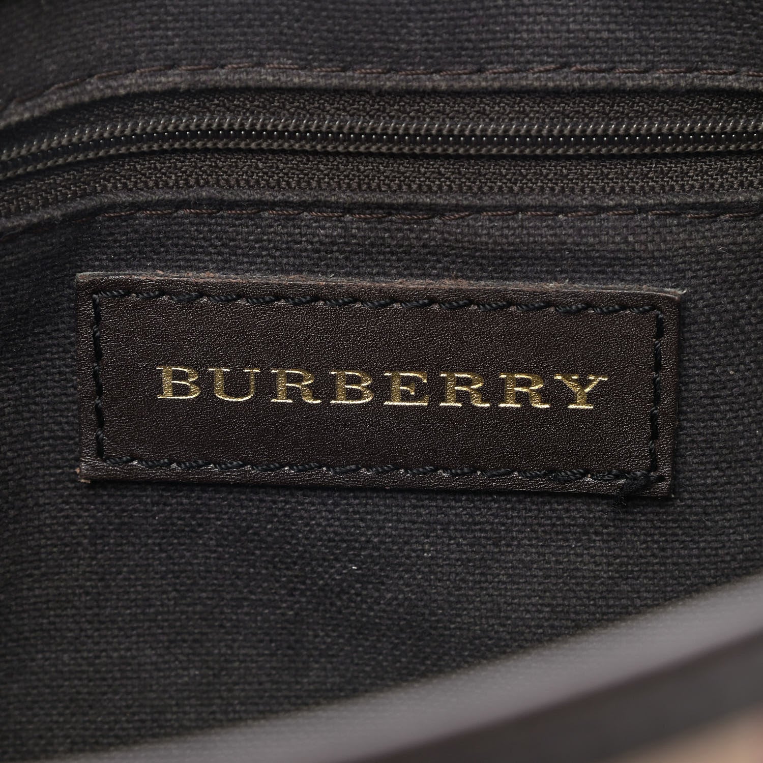 Burberry Haymarket Check Medium Regent Tote Chocolate 6 of 11