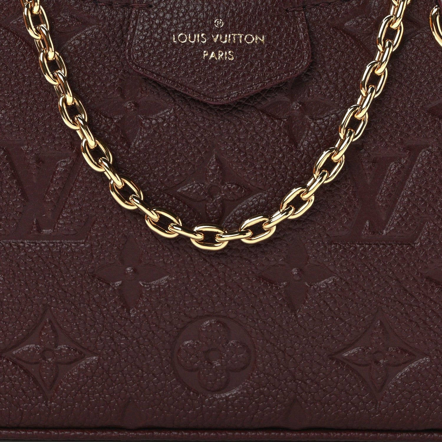 Louis Vuitton Empreinte Easy Pouch On Strap Wine 7 of 10
