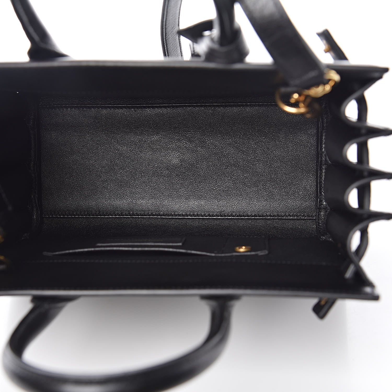 Saint Laurent Calfskin Nano Sac De Jour Black 5 of 9