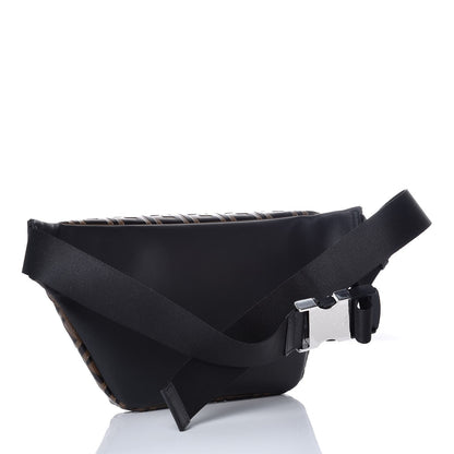 Fendi Vitello Century Bi-Color FF 1974 Embossed Belt Bag Maya Black 3 of 7