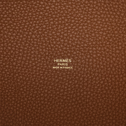 Hermes Taurillon Clemence Picotin Lock 22 MM Gold 6 of 10