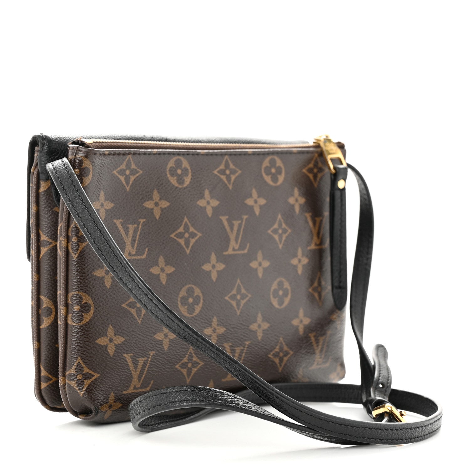 Louis Vuitton Monogram Twice Pochette Black 3 of 13
