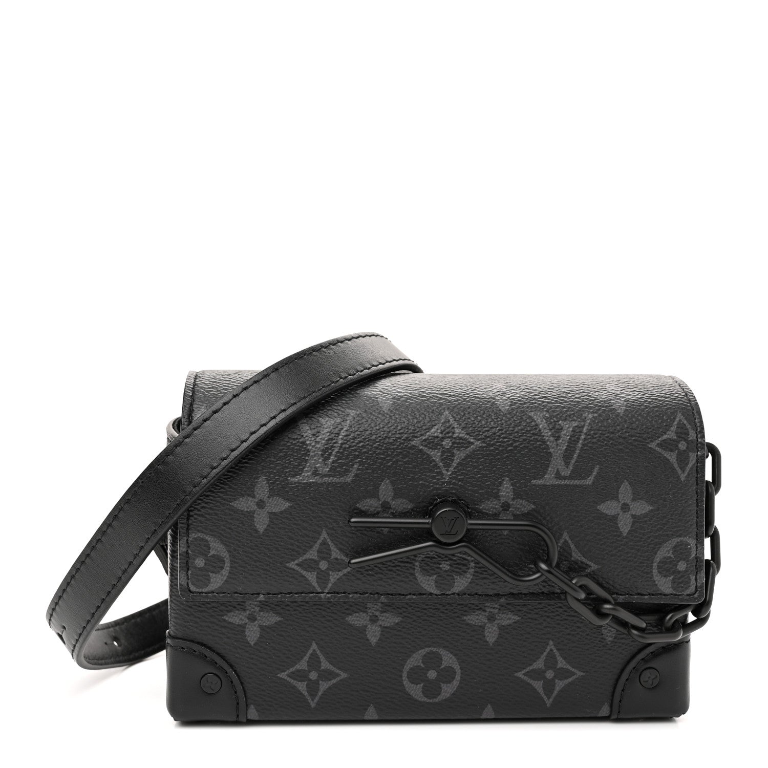 Louis Vuitton Monogram Eclipse Steamer Wearable Wallet 1 of 9