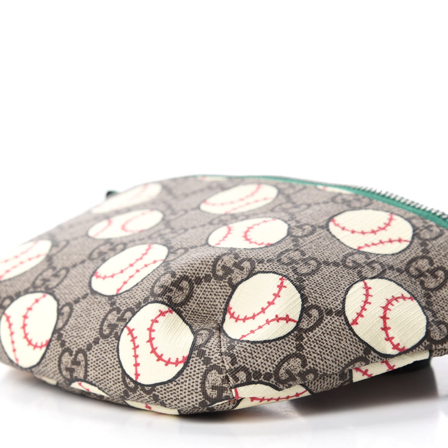 GG Supreme Monogram Baseballs Web Childrens Belt Bag