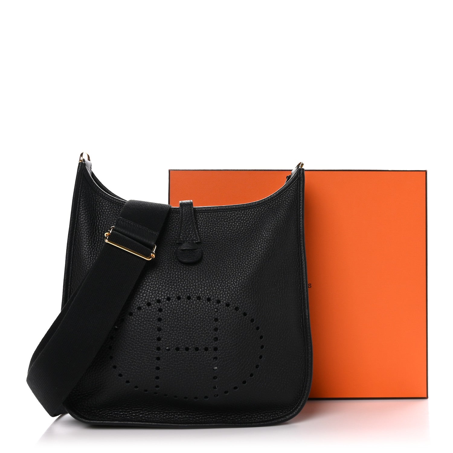 Hermes Taurillon Clemence Evelyne III PM Black 10 of 10