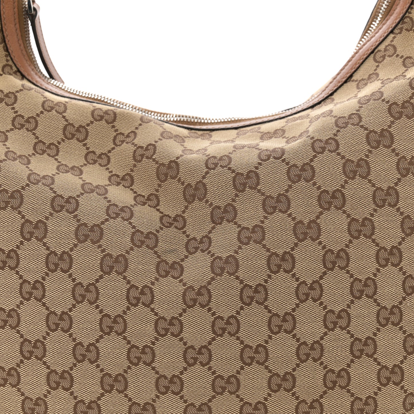 Monogram Large GG Twins Hobo Brown