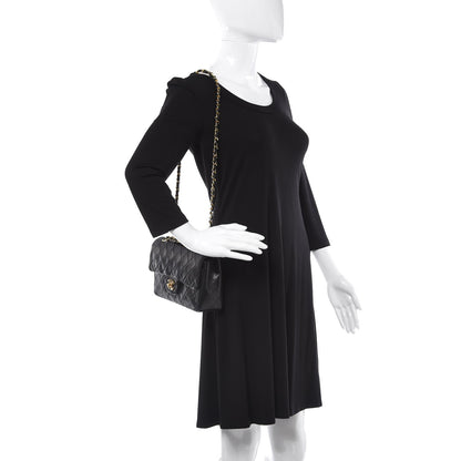 Chanel Lambskin Quilted Small Double Flap Black 2 of 19