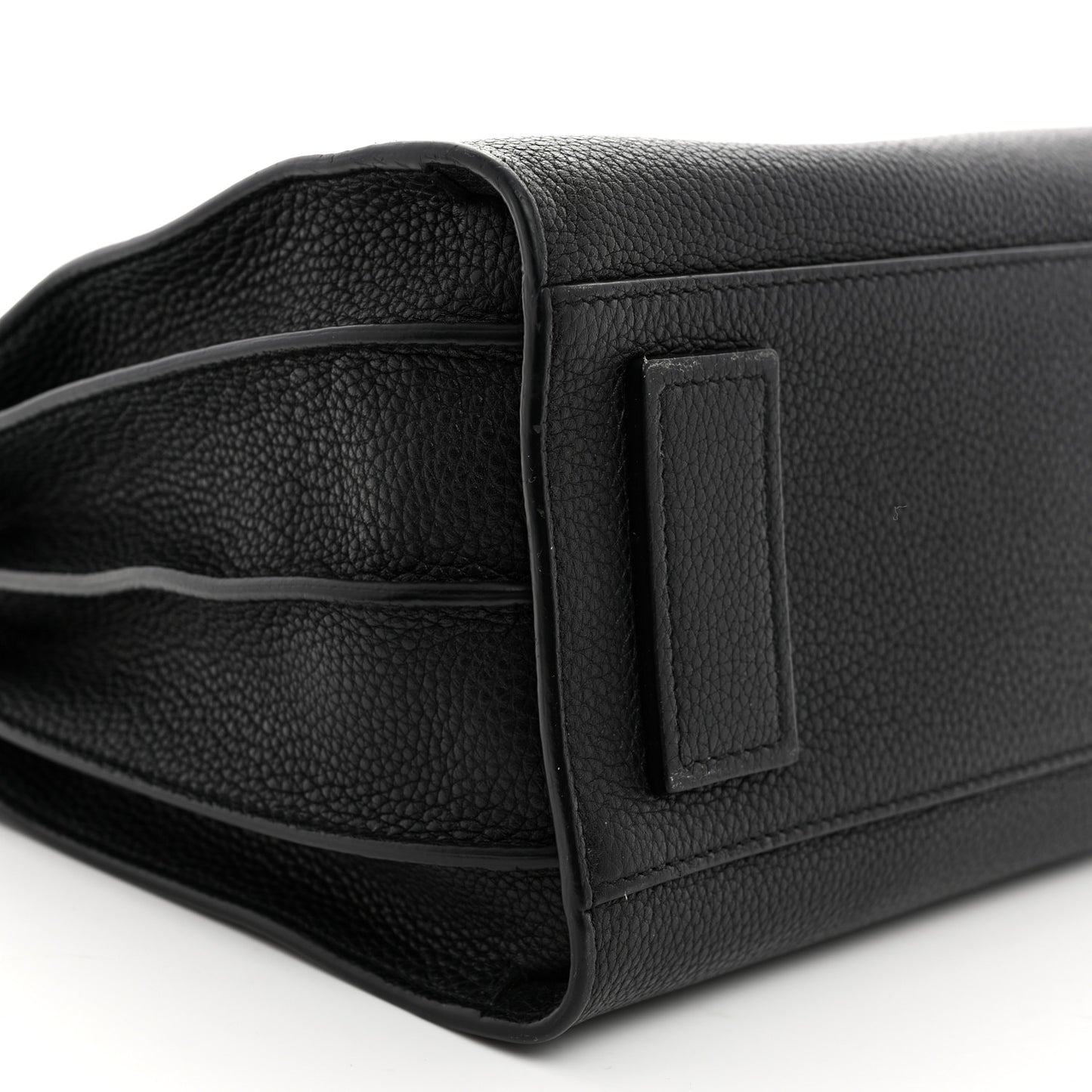 Grained Calfskin Baby Sac De Jour Souple Black