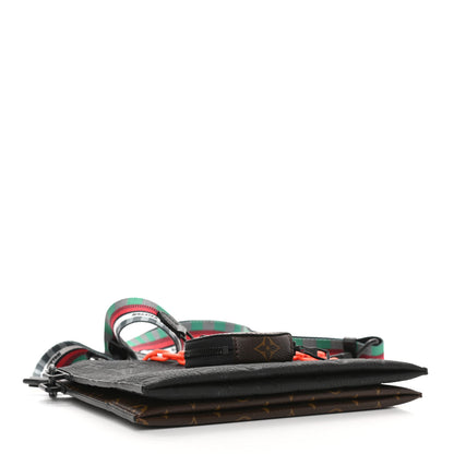 Louis Vuitton Taurillon Monogram Trio Messenger Black Multicolor 4 of 11