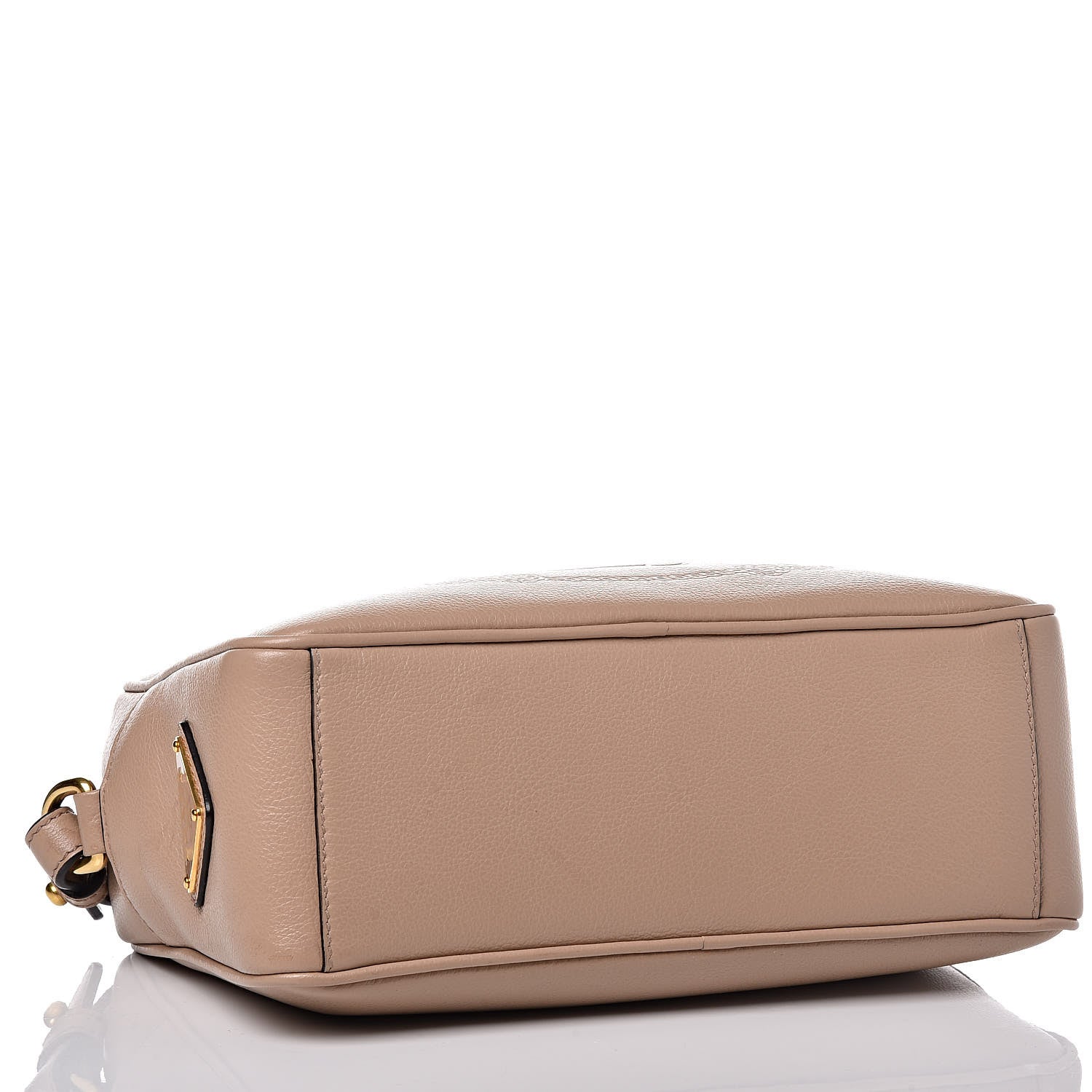 Prada Glace Calfskin Embossed Logo Crossbody Cammeo 4 of 9