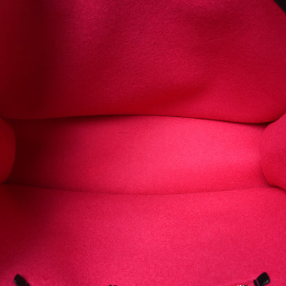 Saint Laurent Wool Rive Gauche Tote Fuchsia 5 of 13