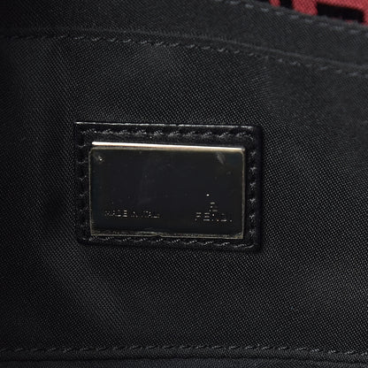 Fendi Zucchino Baguette Red Black 6 of 13