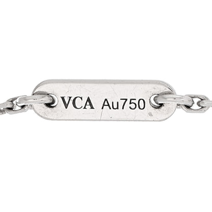 Van Cleef & Arpels 18K White Gold Diamond Sweet Alhambra Bracelet 3 of 3