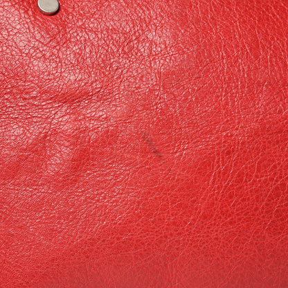 Balenciaga Agneau Classic Hardware Mens Oversize Top Handle Bag Flame 8 of 17