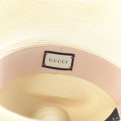 Gucci Raffia Double G Bucket Hat S Ivory 6 of 7