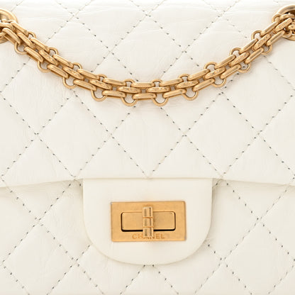 Chanel Aged Calfskin Quilted 2.55 Reissue Mini Flap White 8 of 11
