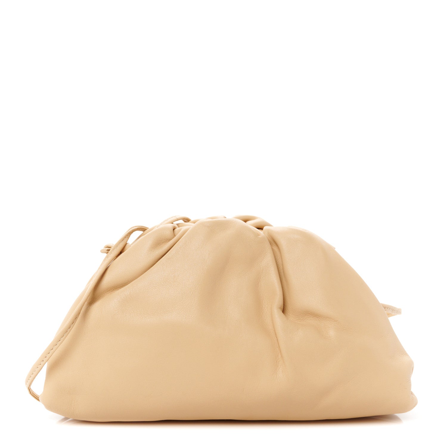 Bottega Veneta Butter Calfskin The Mini Pouch Almond 1 of 11