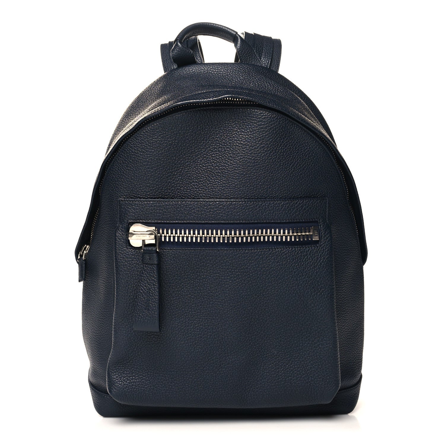 Tom Ford Grained Calfskin Buckley Backpack Navy 1 of 9
