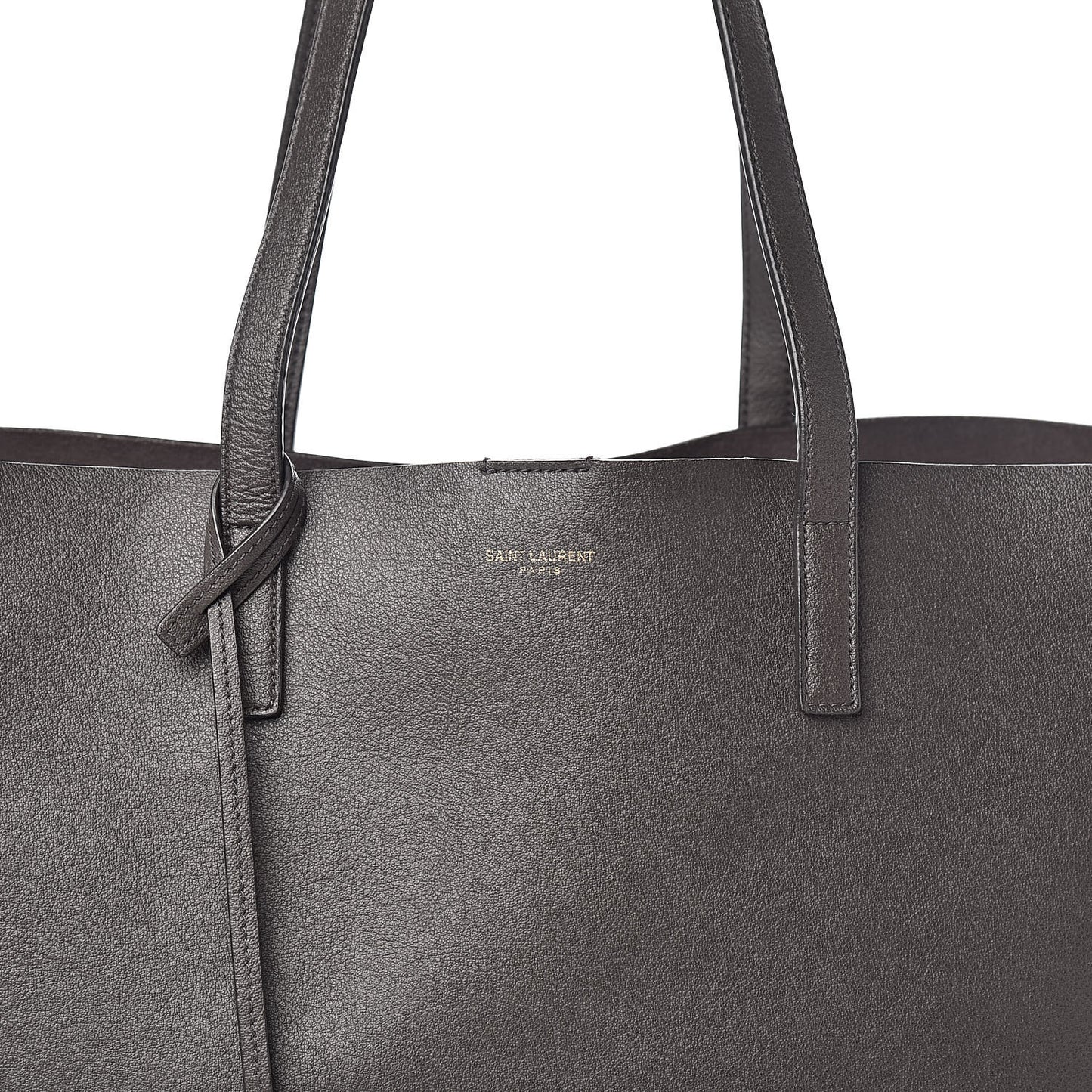 Calfskin Large Shopping Tote Dark Grey
