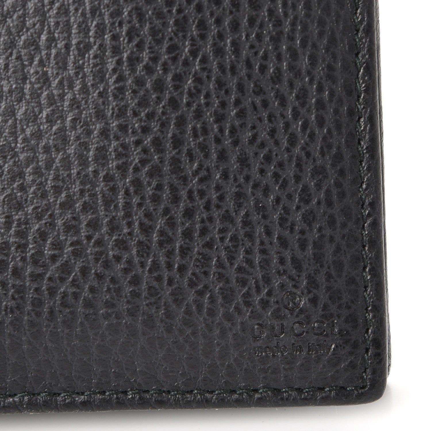 Gucci Dollar Calfskin Mini Swing Wallet Bag Black 7 of 8