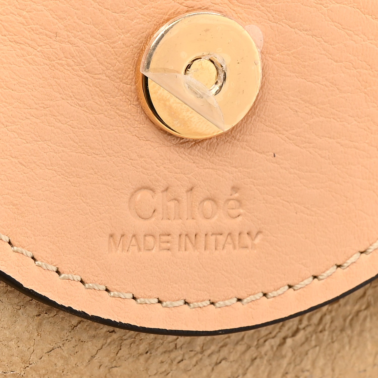 Chloe Small Grain Smooth Calfskin Medium Darryl Tote Beige 6 of 12
