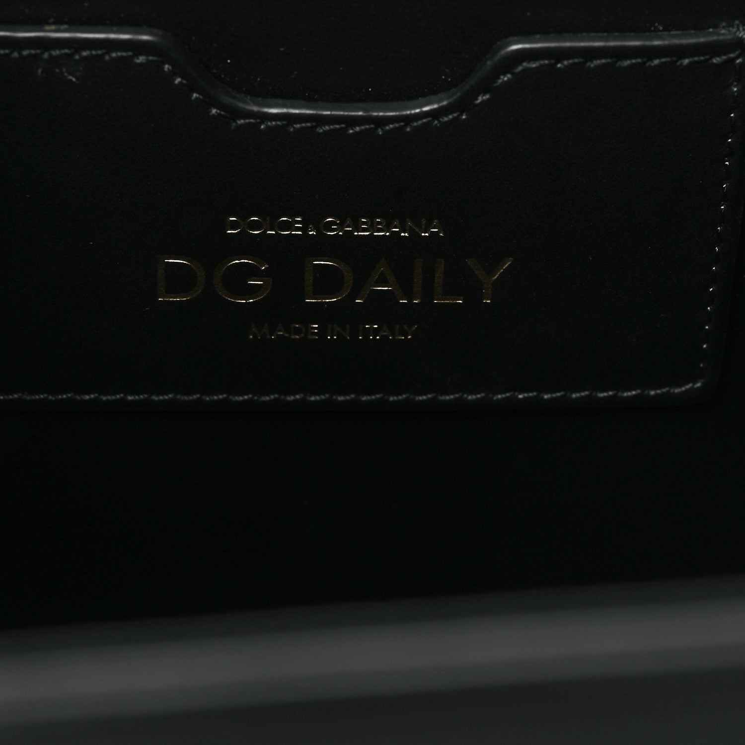 Dolce & Gabbana Calfskin DG Daily Shopper Tote Black 6 of 9