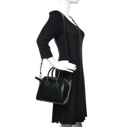 Givenchy Shiny Lord Calfskin Mini Antigona Black 2 of 9