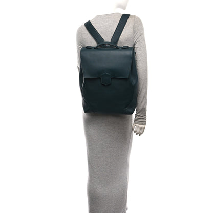 Hermes Evercolor Taurillon Maurice Flash Backpack Vert Cypress 2 of 9