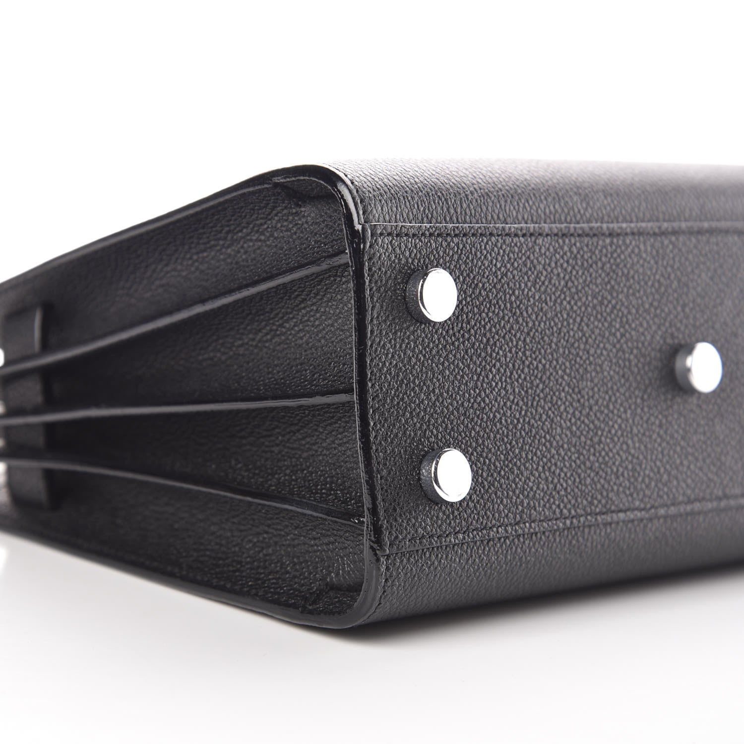 Saint Laurent Grained Calfskin Nano Sac De Jour Black 5 of 10