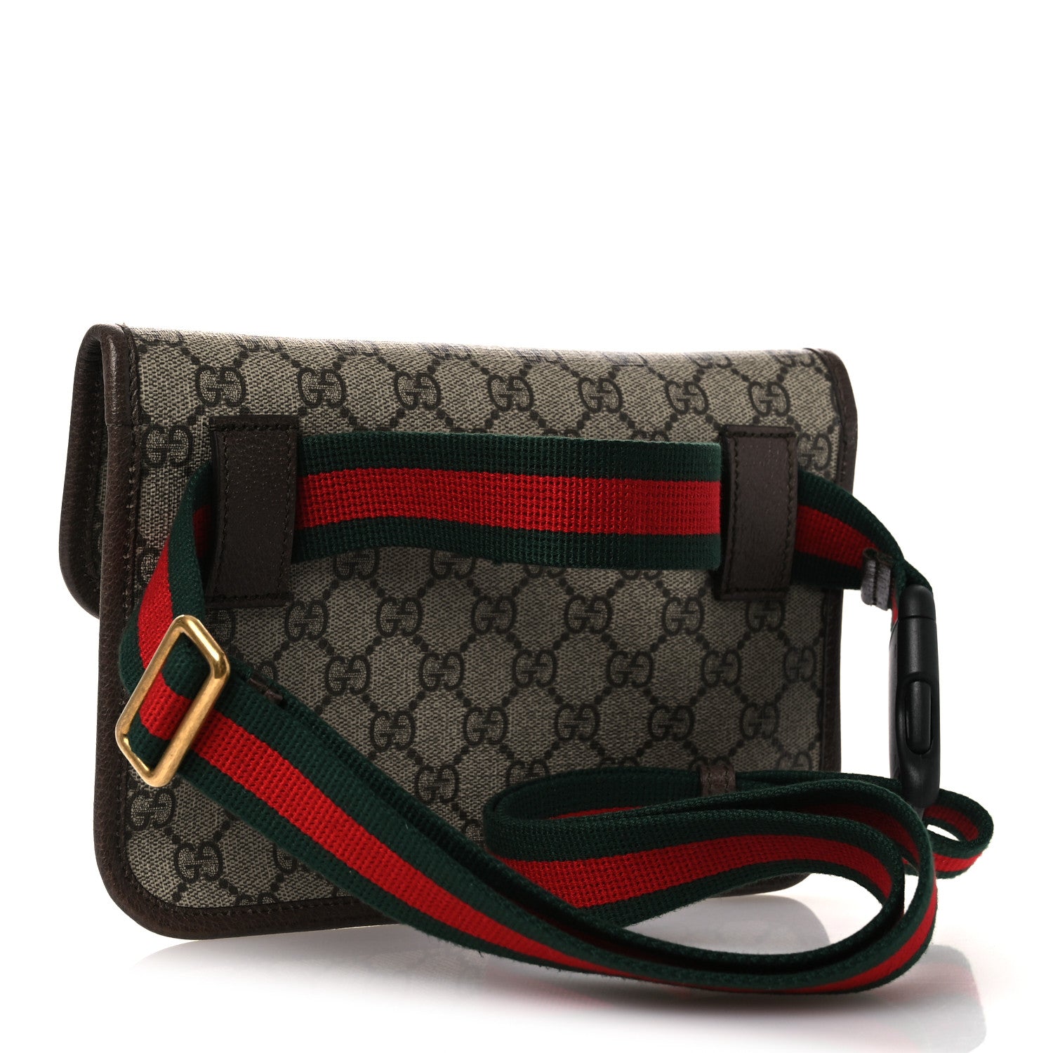 Gucci GG Supreme Monogram Neo Vintage Web Belt Bag Brown 3 of 12