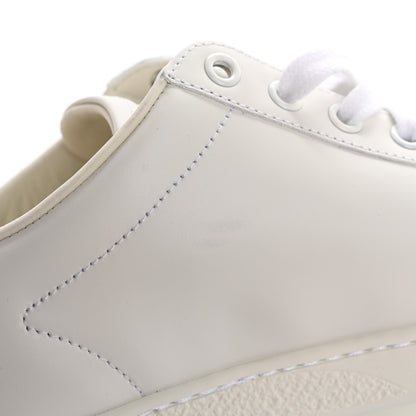 Gucci Calfskin Interlocking G Perforated Womens Ace Sneakers 38.5 White Grey Sky 20 of 20