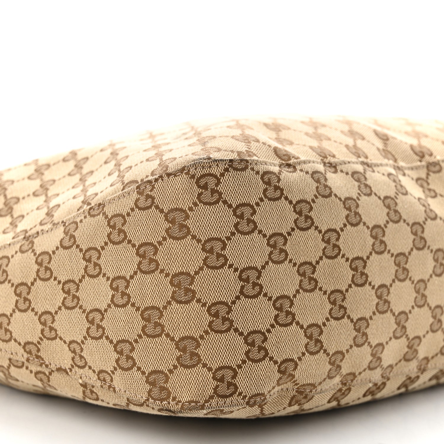 Gucci Monogram Large Icon Bit Hobo Tan 9 of 18