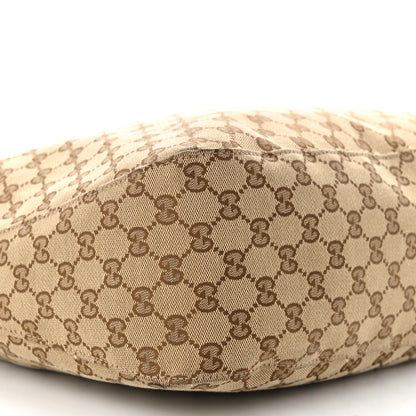 Gucci Monogram Large Icon Bit Hobo Tan 9 of 18