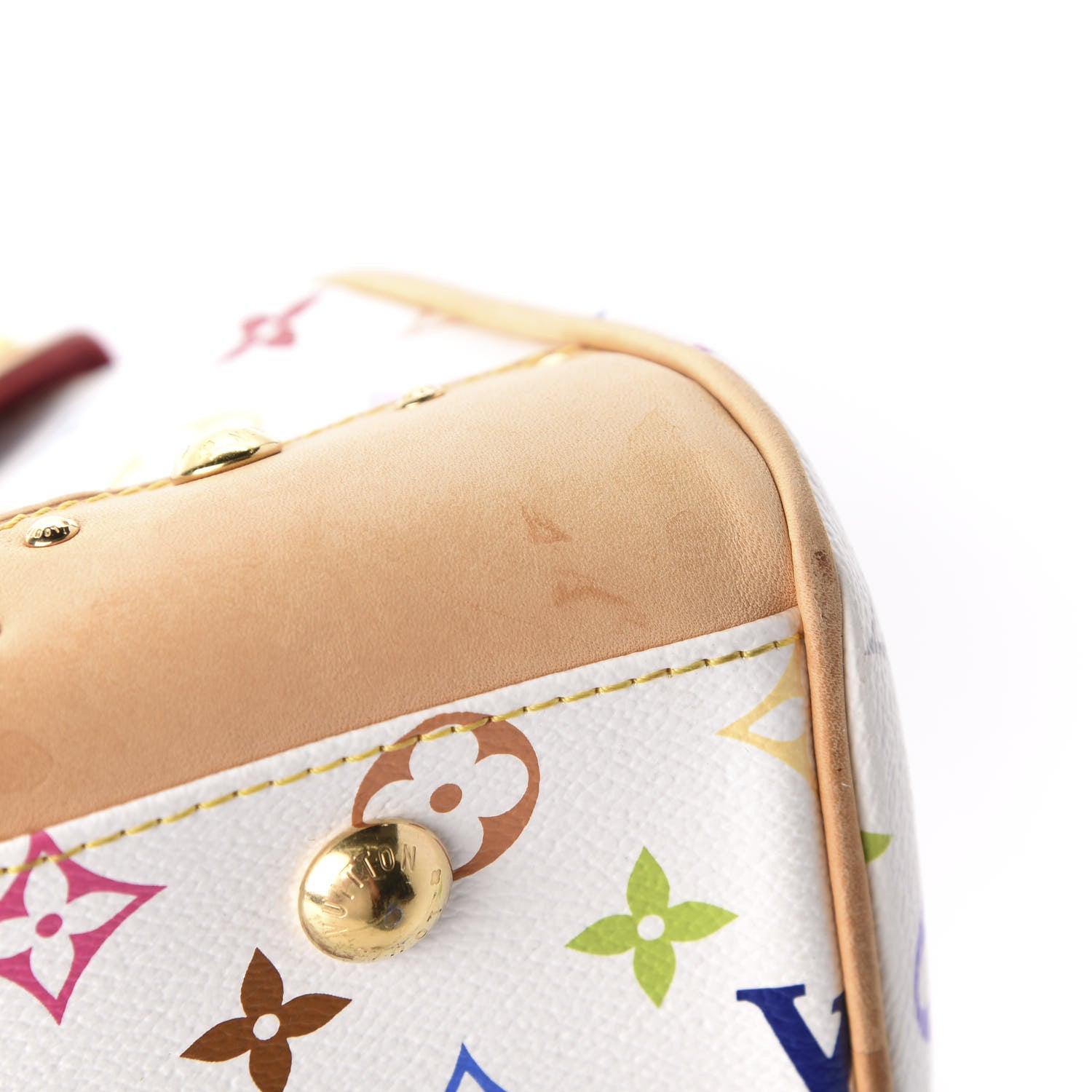 Louis Vuitton Monogram Multicolor Beverly MM White 10 of 11