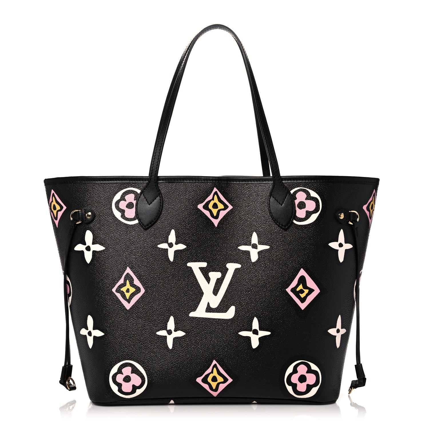 Louis Vuitton Monogram Giant Wild At Heart Neverfull MM Black 3 of 10