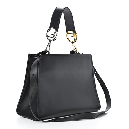 Fendi Vitello Century Opaco F is Fendi Small Runaway Satchel Black 2 of 10